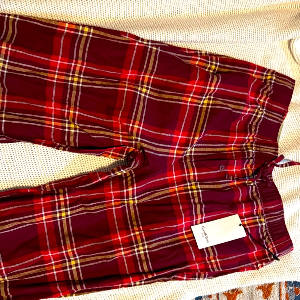 Plaid Lounge Pants - Brand New with Tags